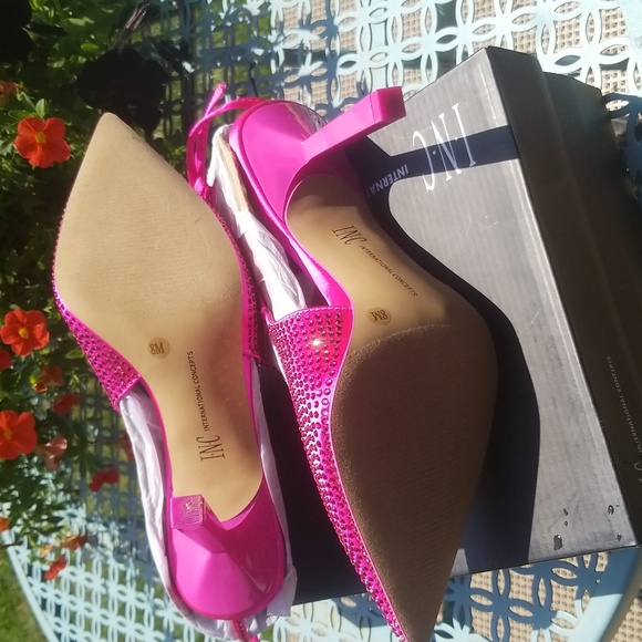 INC Sandaze Ankle-Tie Pumps Size 8 NIB - Picture 4 of 5